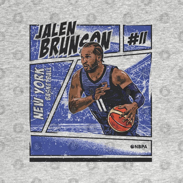 Jalen Brunson New York Comic by ganisfarhan